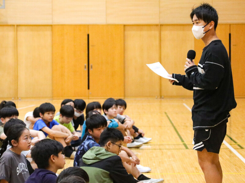 修学旅行に向けての学年集会