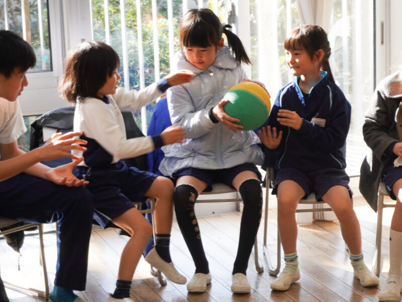 縦割り班活動の「なかよしタイム」