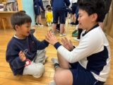 幼さくら組×小５年生『１つの輪』