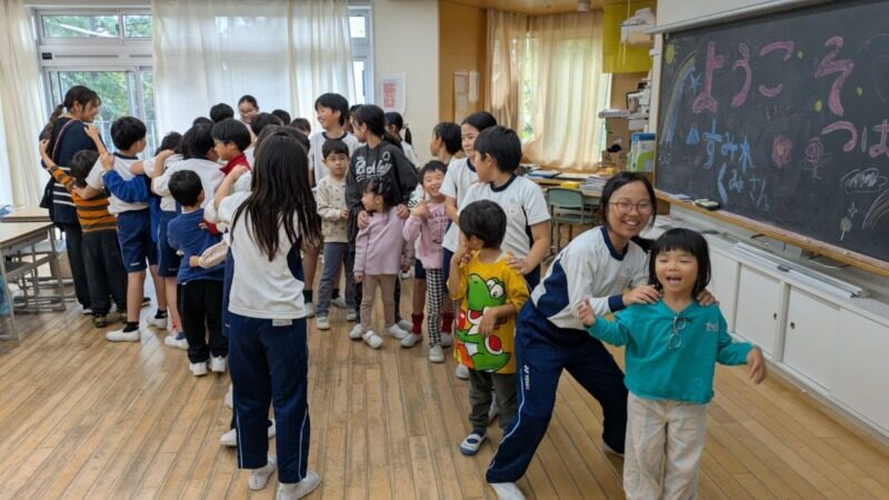 ４年　年中さんとの交流