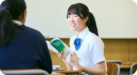 英会話の授業を受ける生徒たち