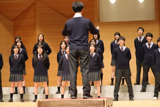 合唱コンクール本番の様子