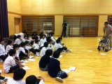 中学1年　総合学習　体験授業