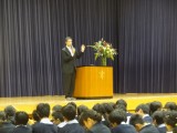 PTA文化事業にてプロ野球・木田優夫投手による講演会が行われました。