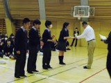 中２学年集会を行いました！