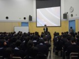 中学１年学年集会を実施しました！