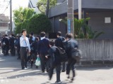 通学路マナー向上のための活動を続けています！！