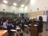 高校1年　総合学習　発表会