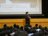 中学１・２年生対象　情報モラル講演会を実施しました。