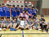 ハンドボール部中学生　女子優勝🏆　１年生男子３位！！！