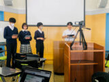 全校朝礼が行われました