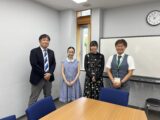 第１回学校説明会　2024年度の卒業生が登壇してくれました(⌒∇⌒)