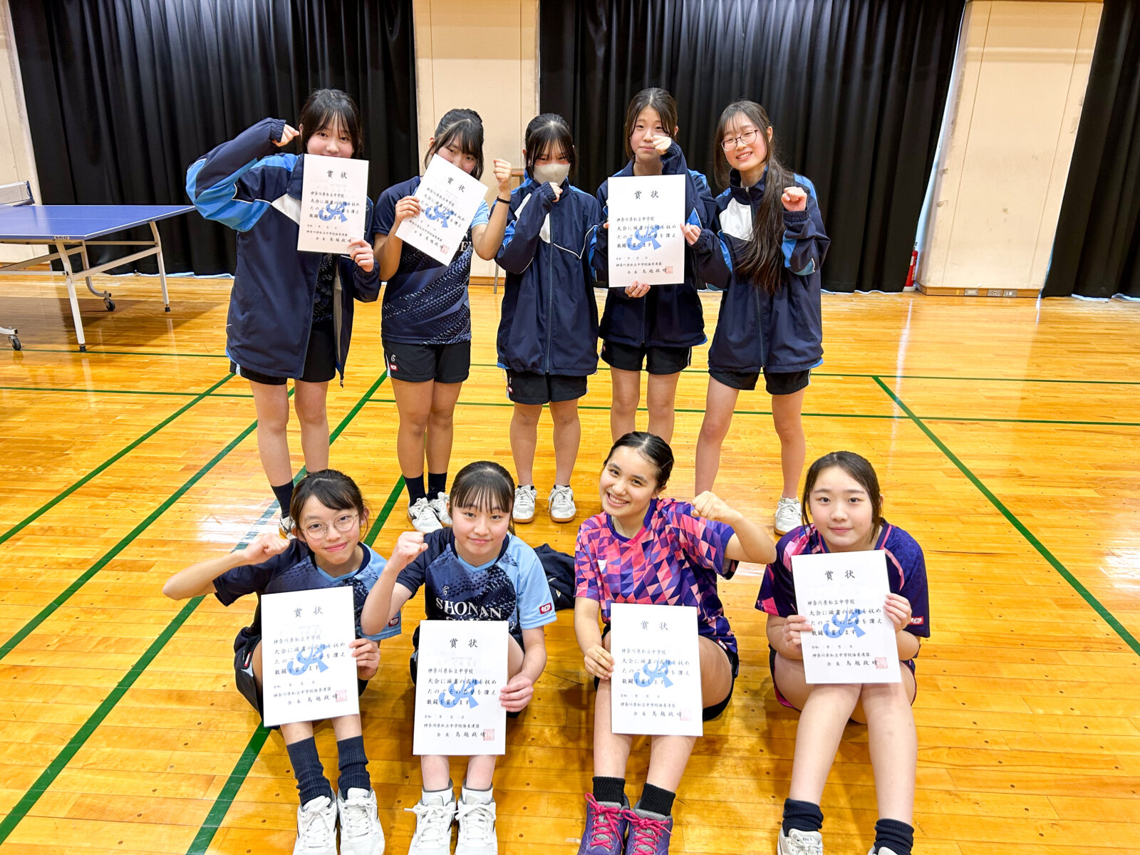 中学女子卓球部、県私学大会団体戦準優勝！！