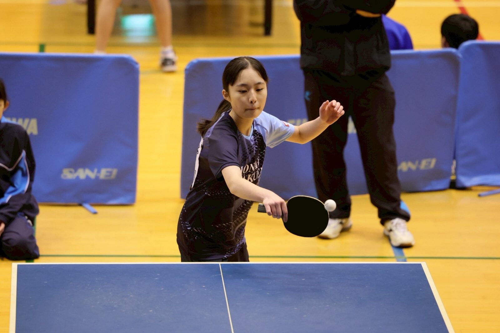 中学女子卓球部、私学大会個人戦でも大活躍！