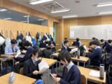 中学3年生を対象に、学習進学指導主任より高校進学に向けた講演会を行いました