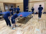 ６月19日の全校集会で、夏の総体に向けて中学運動部が決意表明！
