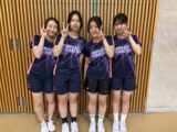 高校女子卓球部　ダブルス2ペアが県大会出場を決める！