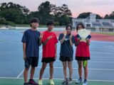 合宿から帰ってからすぐの大会に参加しました！